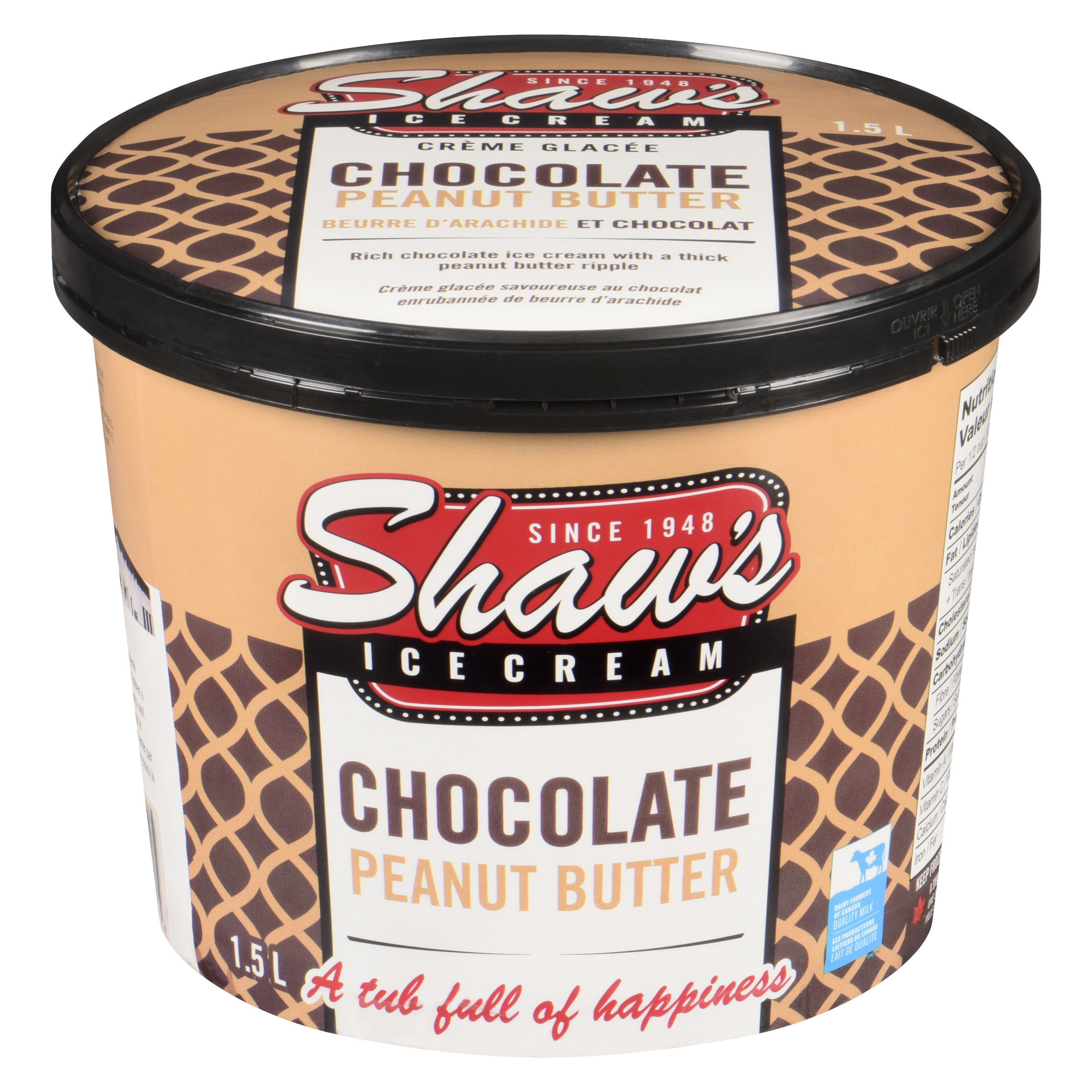 SHAWS I/C CHOC PEANUT BUTTER